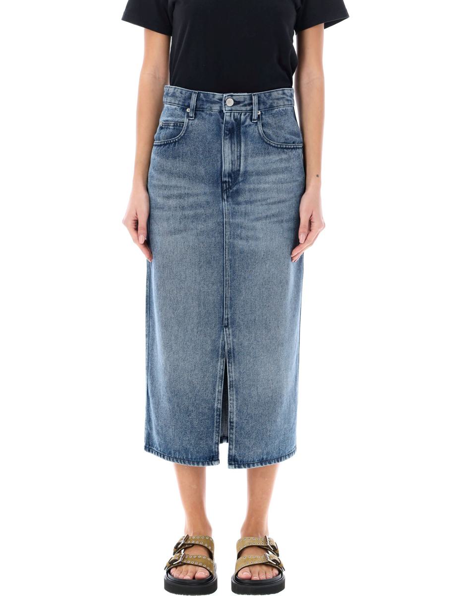 Isabel Marant Étoile Tilaura Midi jeanskjol