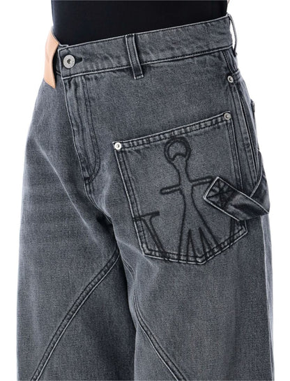 JW Anderson Twisted Workwear Denimbyxor
