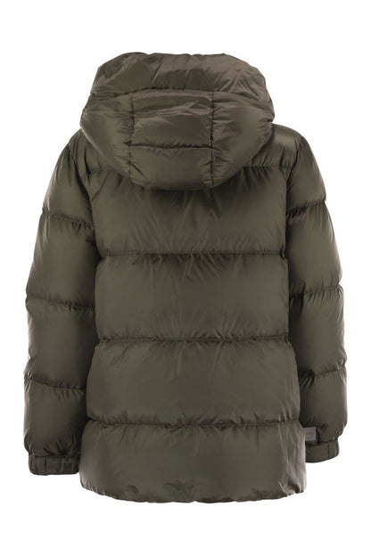 Max Mara The Cube Seia - Droppsäker dunjacka i kanvas