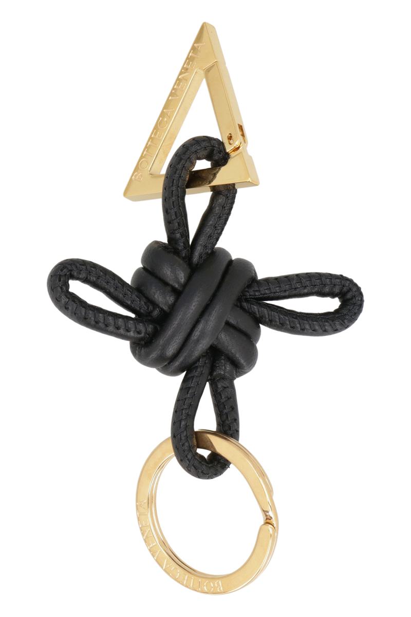 Bottega Veneta Triangel Lädernyckelring