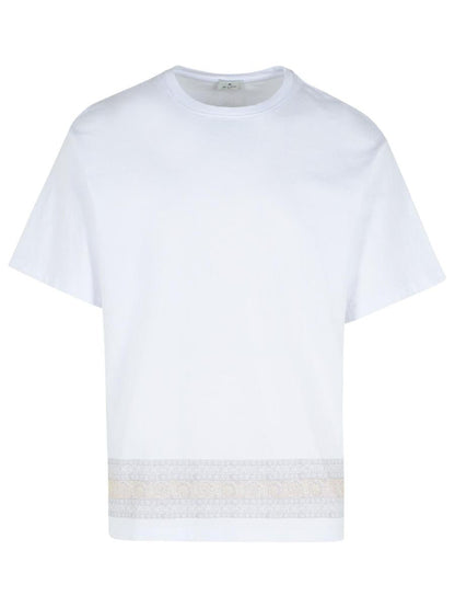 Etro 'Soho' Vit bomulls-T-shirt