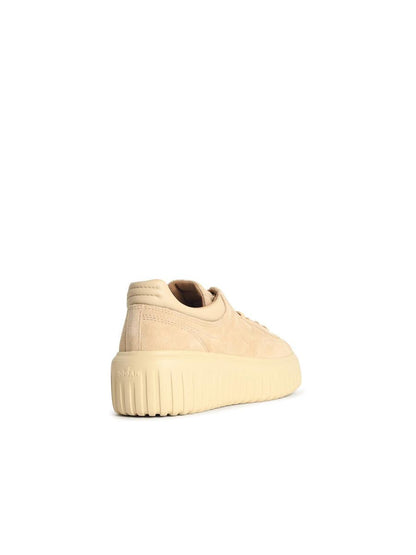 Hogan 'H-Stripes' Beige Mocka Sneakers