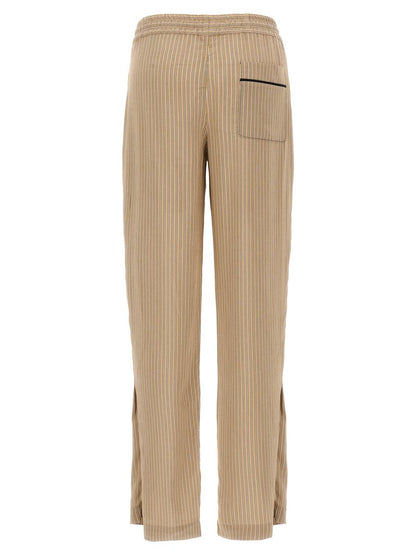 Victoria Beckham 'Pleat Detail Pyjamas' Byxor