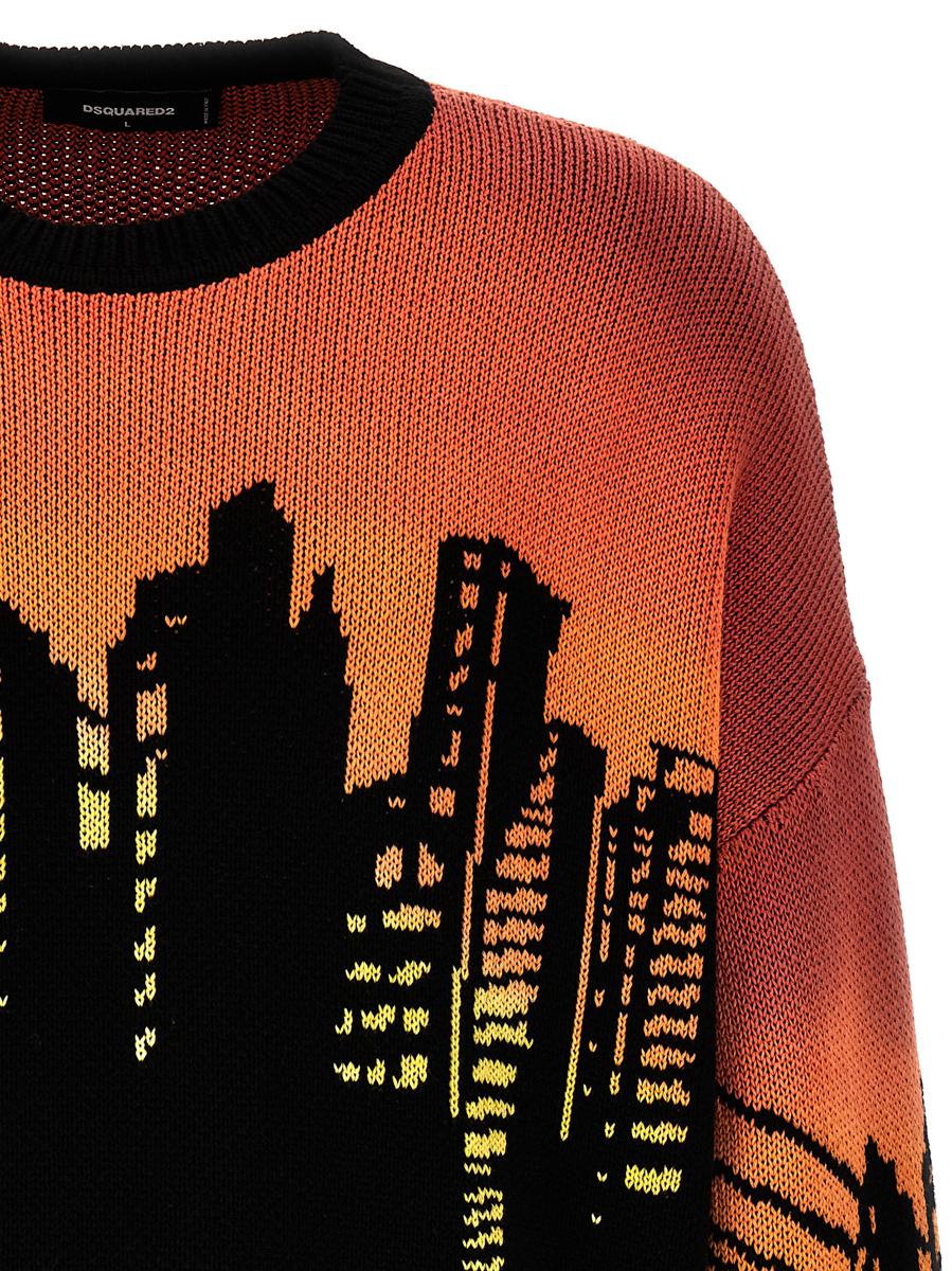 DSQUARED2 Intarsia-tröja