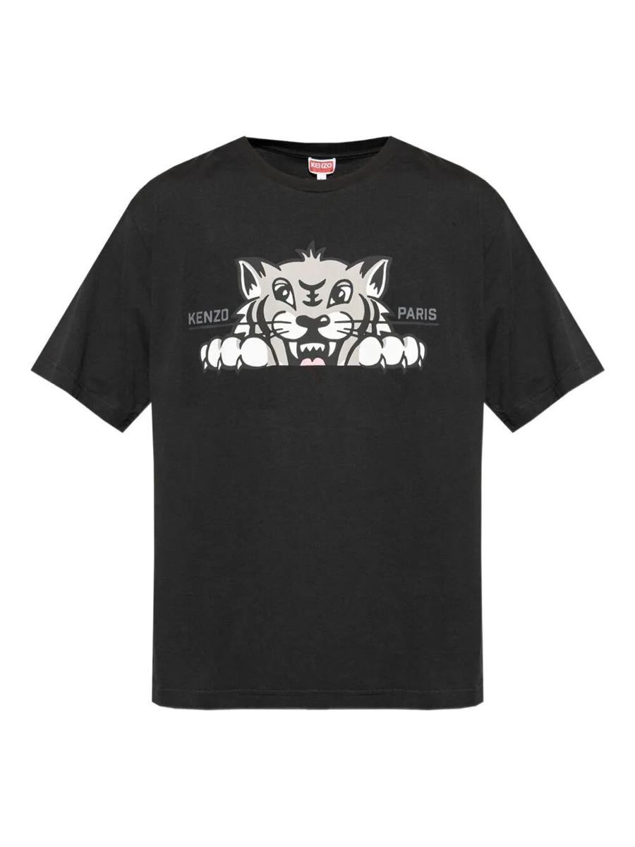 Kenzo "Happy Tiger" Oversize T-shirt Kläder