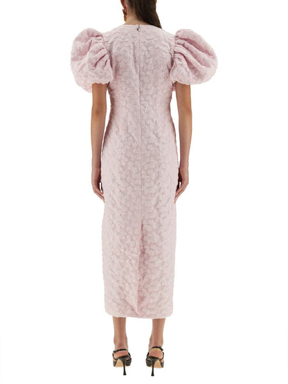 Rotera Birger Christensen Jacquard Midi Dress
