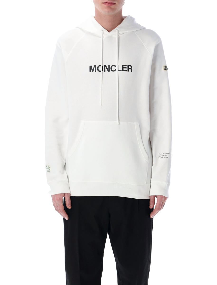Moncler Genius Tecknad Logo Hoodie