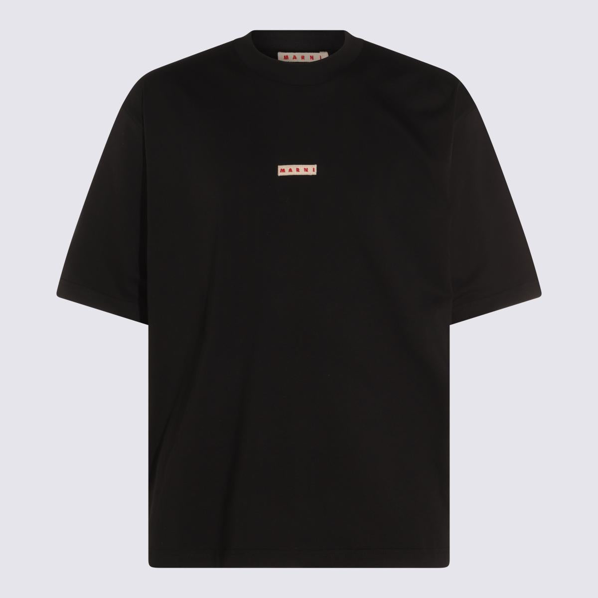 Marni svart bomulls-T-shirt