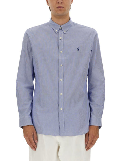 Polo Ralph Lauren bomullsskjorta med logotyp