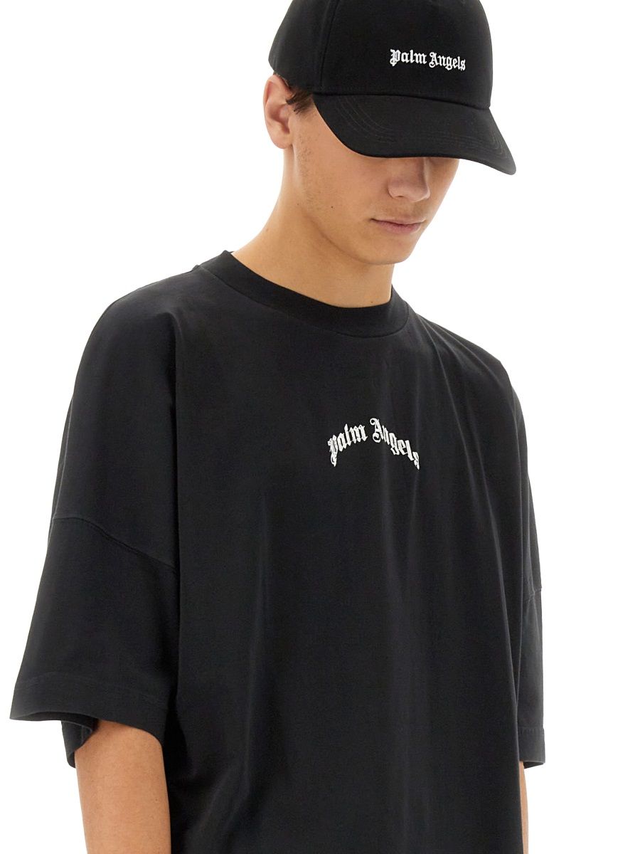 Palm Angels-logotyp basebollkeps