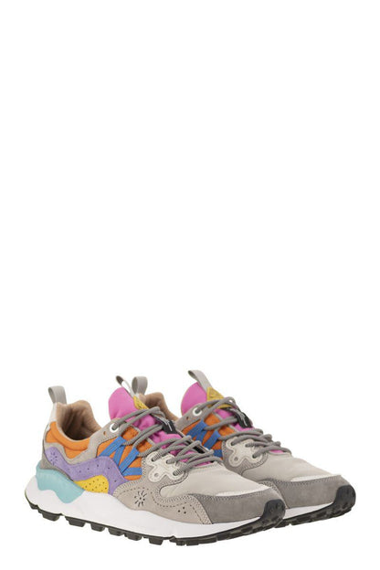 Flower Mountain Yamano 3 - Sneakers i mocka och tekniskt tyg
