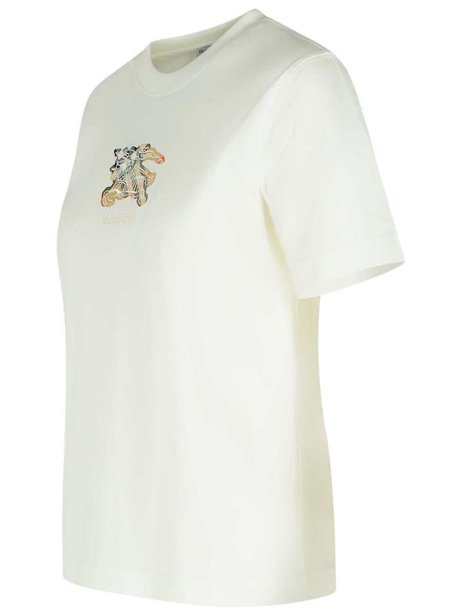 Burberry Vit bomulls-T-shirt