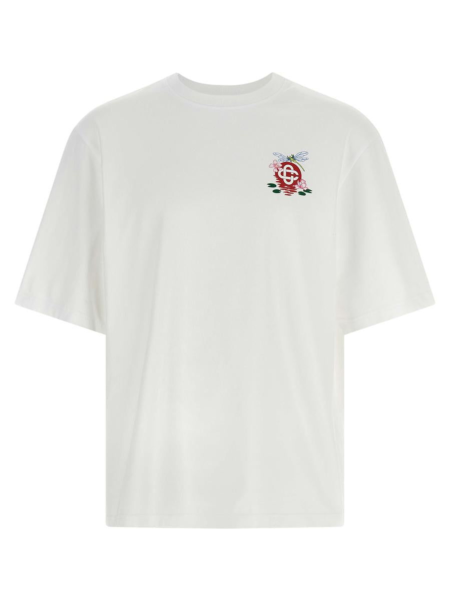 Casablanca 'Dragonfly Floral' T-shirt