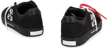 Off-white nya vulkaniserade kanvas låga sneakers