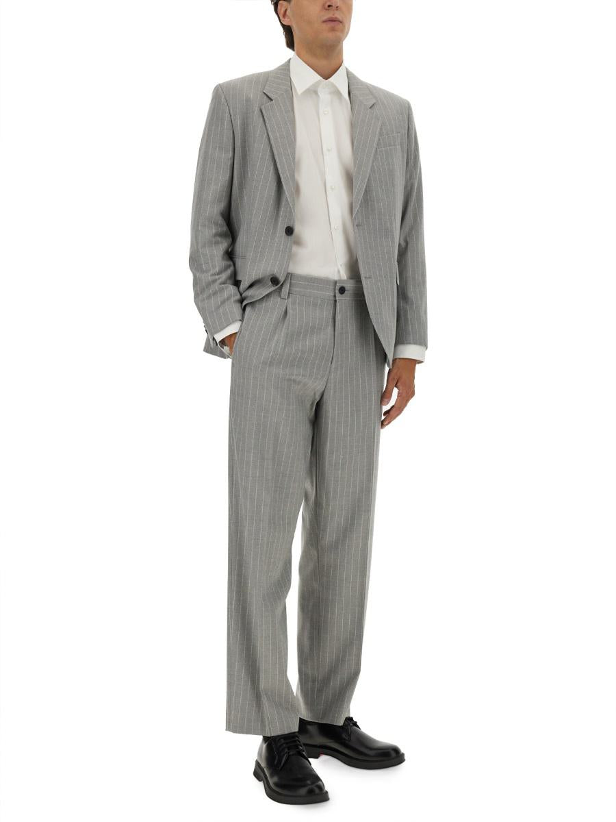 Hugo Boss Slim Fit Kostym Med Randigt Mönster