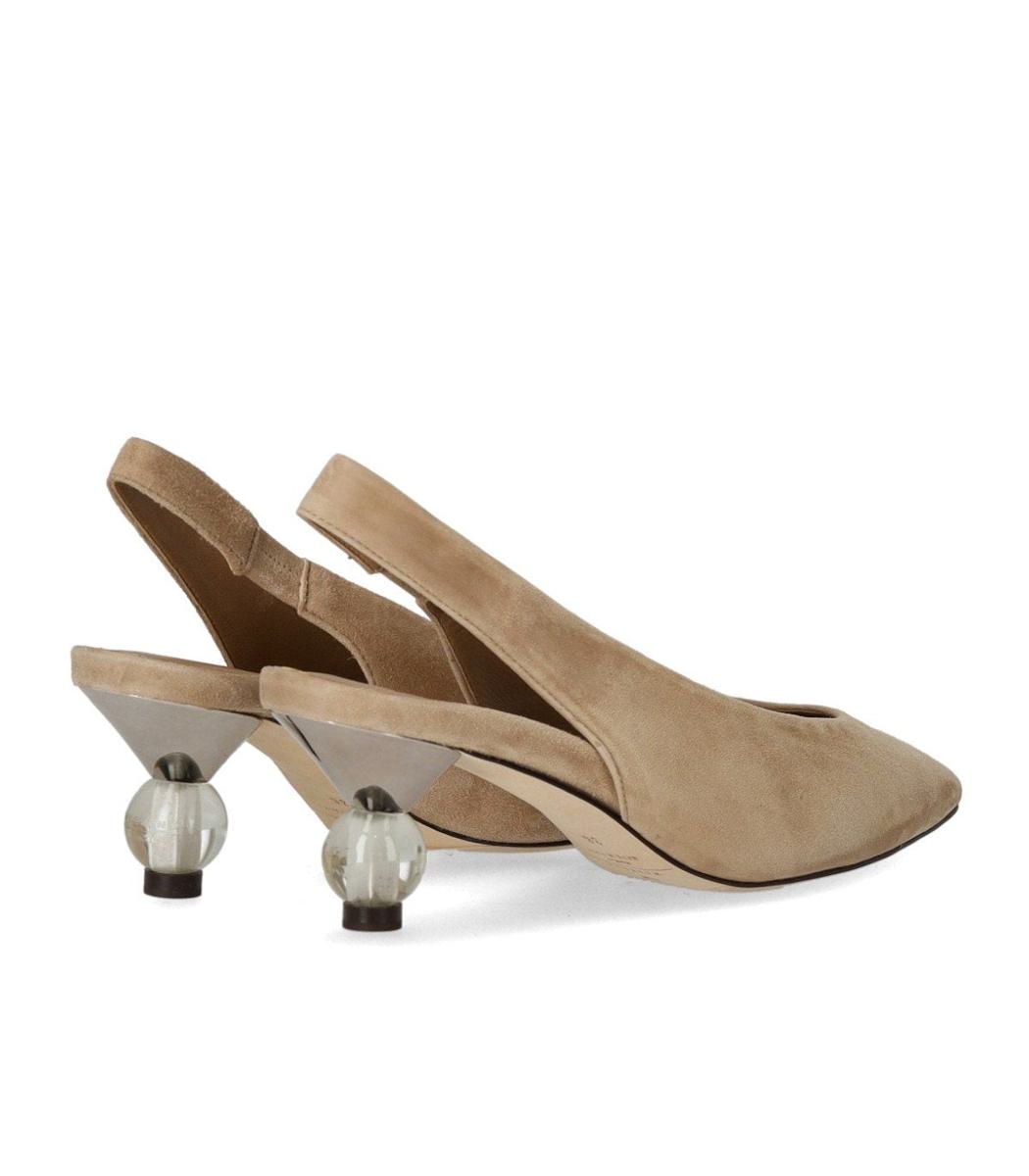 Weekend Max Mara Orma Beige Slingback Pumps