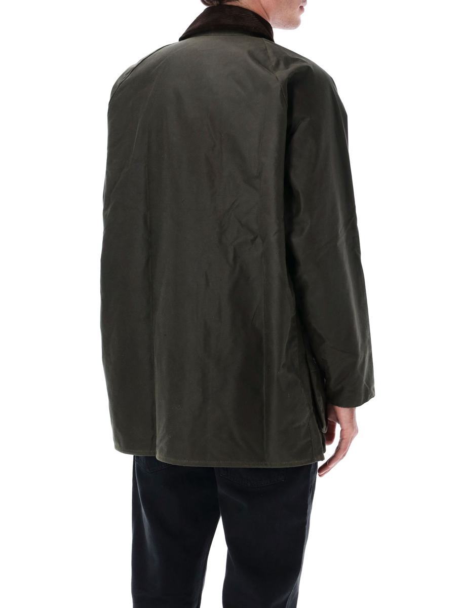 Barbour Beaufort vaxad bomullsjacka tartanfodrad