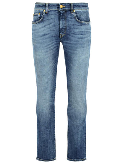 Pt05 'Swing' Blå Bomullsjeans