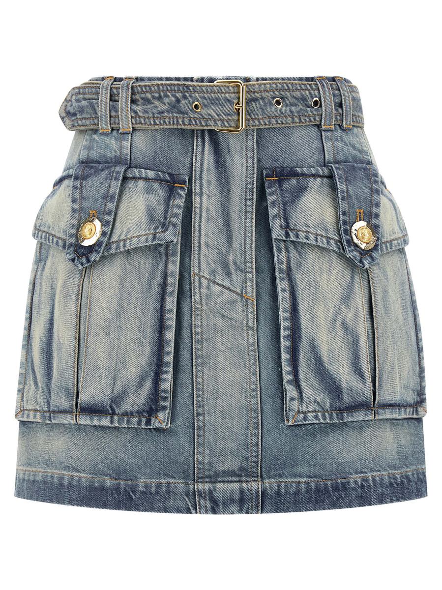 Balmain kjol med cargofickor