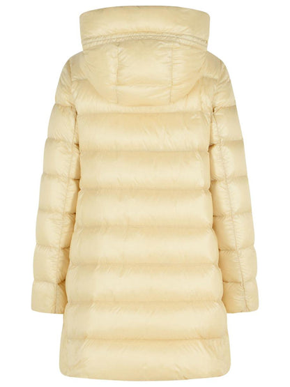 Moncler Suyenne Elfenbensvit Polyamidkappa