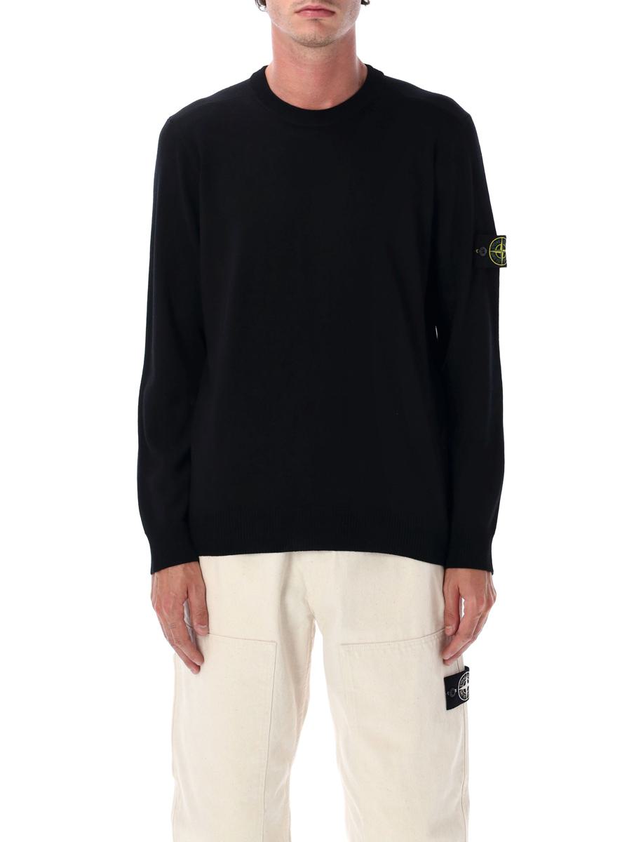 Stone Island ulltröja med rund halsringning