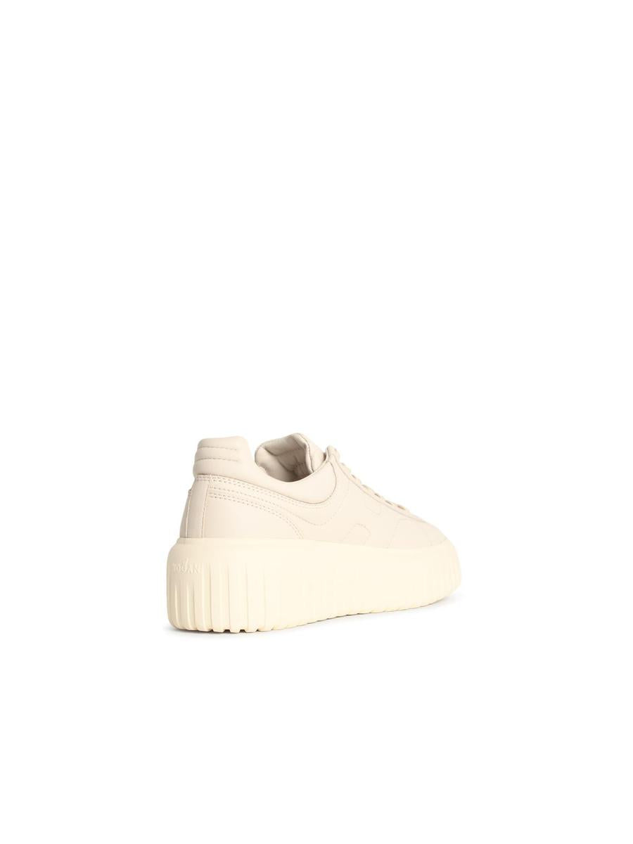 Hogan 'H-Stripes' Grå Lädersneakers