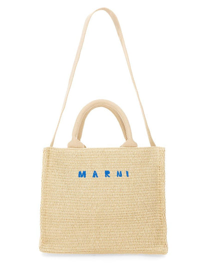 Marni Liten Toteväska med Raffiaeffekt