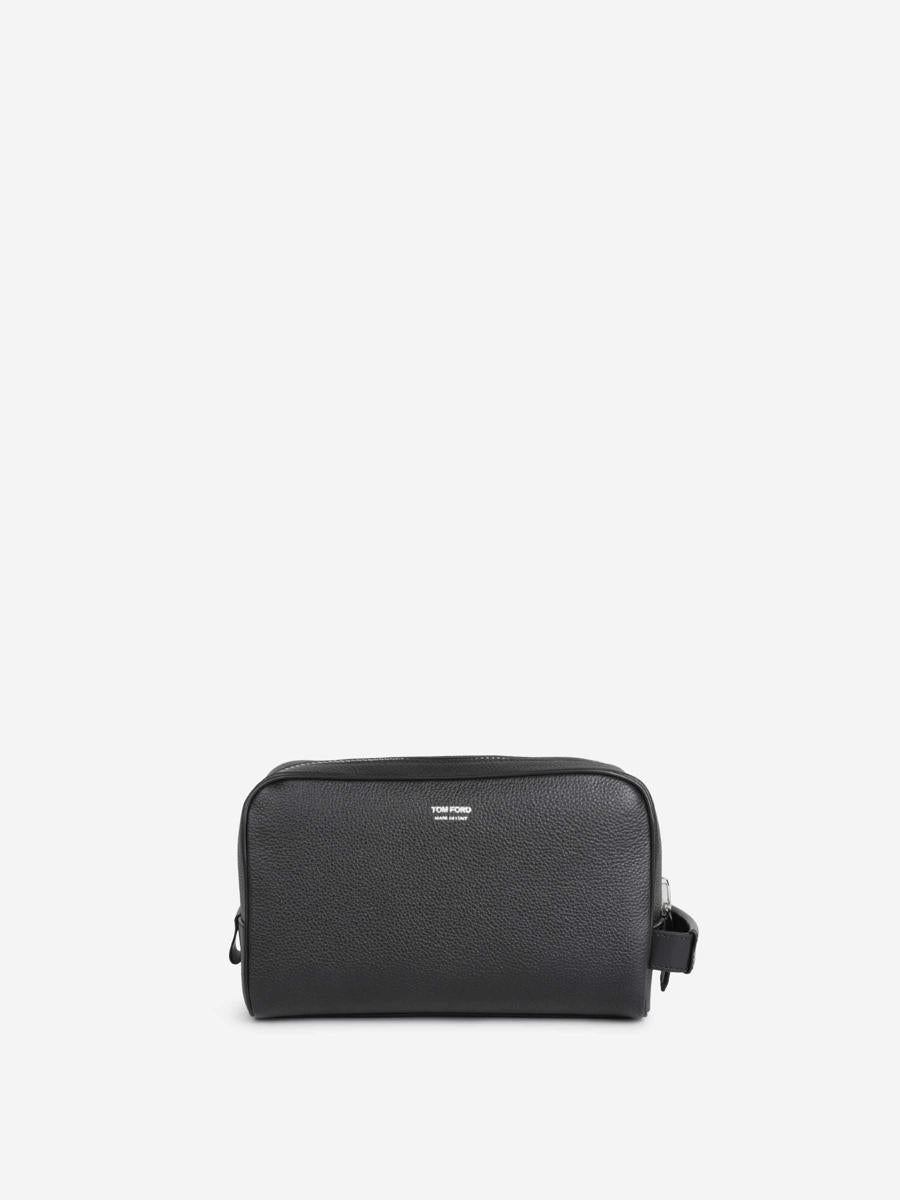 Tom Ford Necessär i läder med logotyp