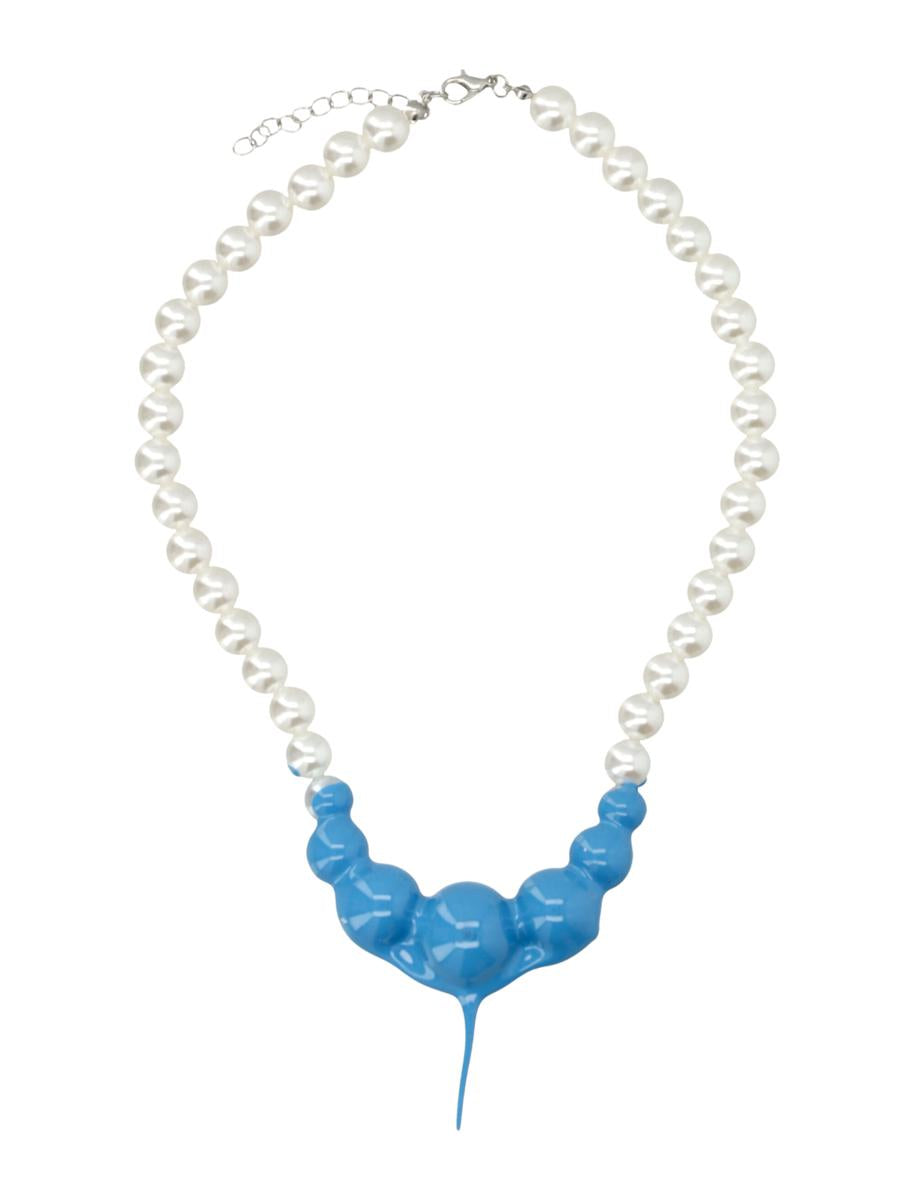 Ottolinger Halsband med blått hartspärl