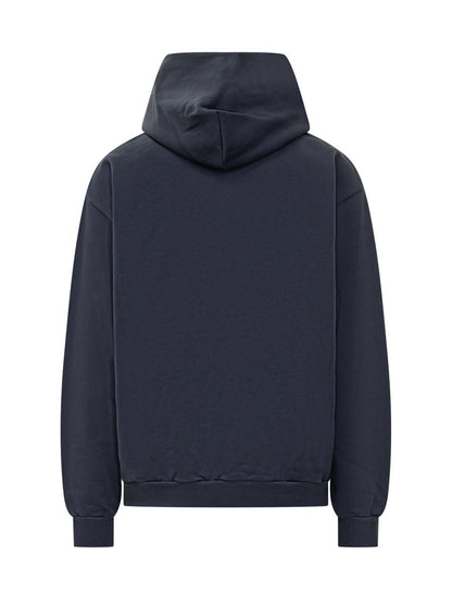 Marni Marni Hoodie Med Röd Logotyp