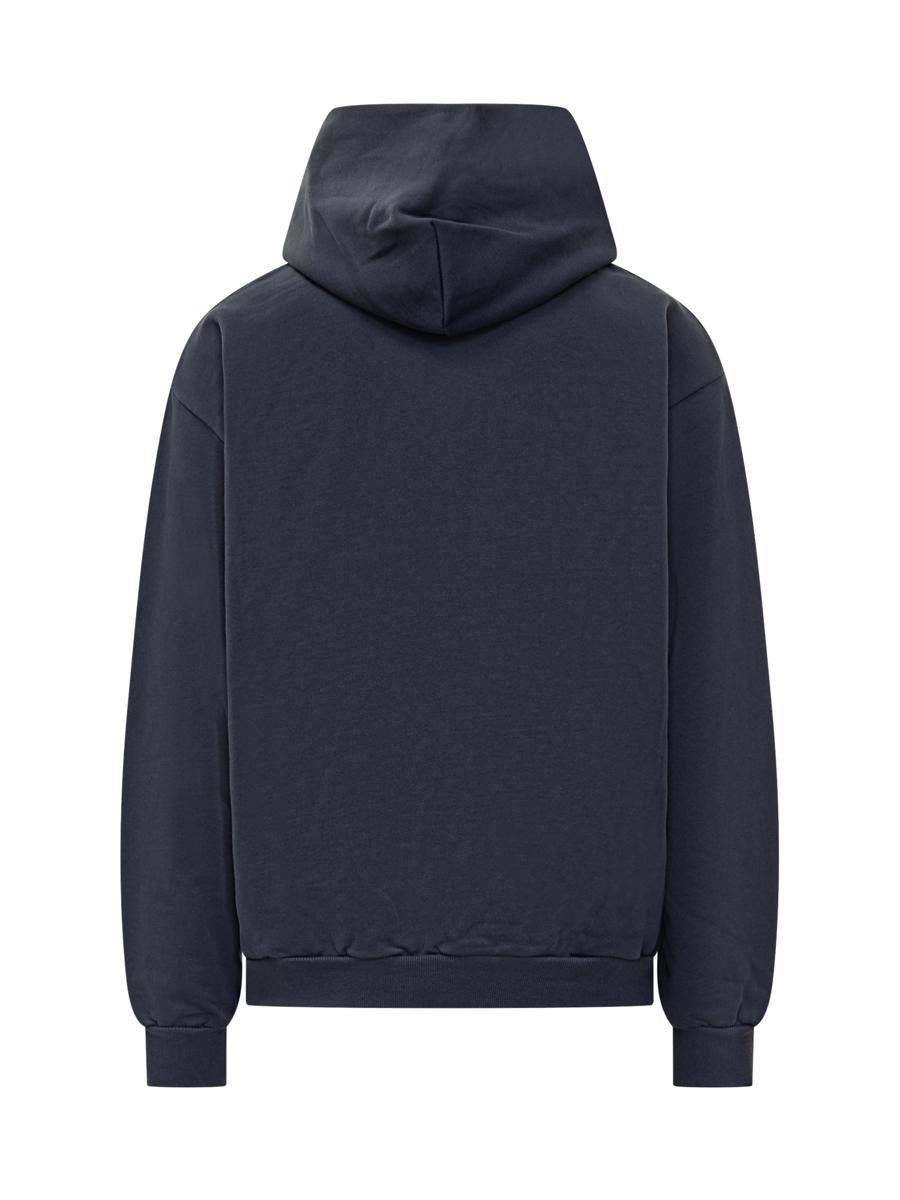 Marni Marni Hoodie Med Röd Logotyp