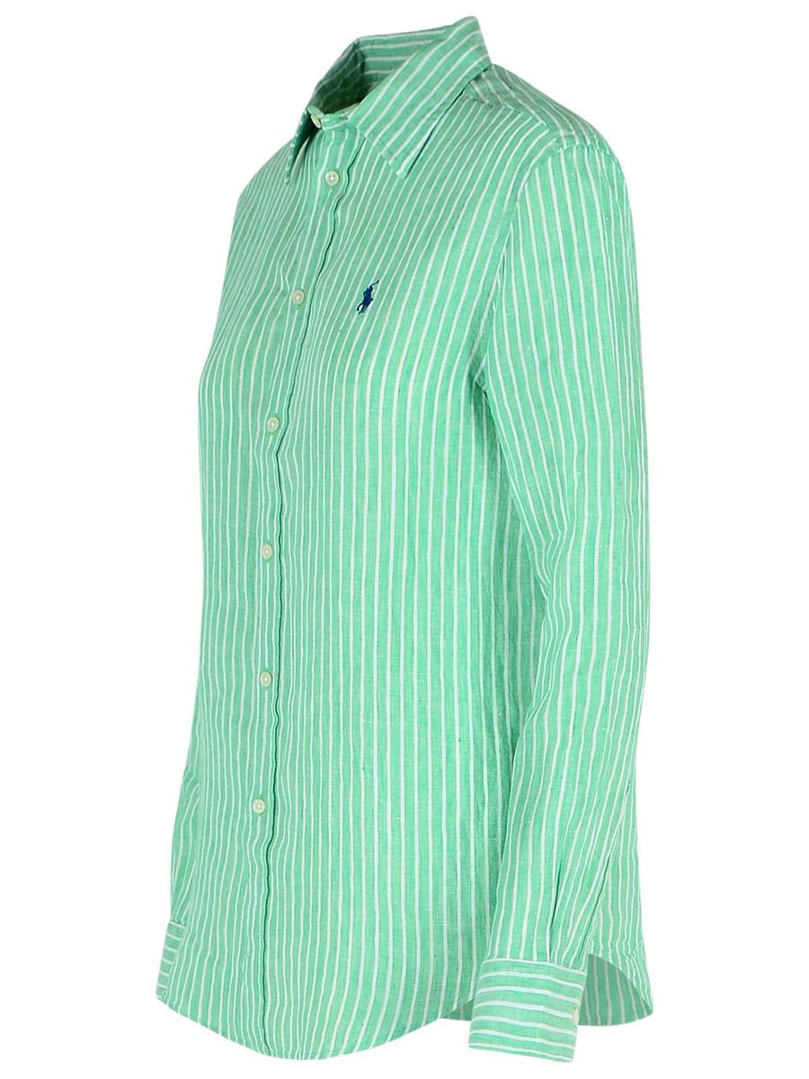 Polo Ralph Lauren Grön linneskjorta