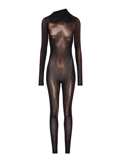 Jean Paul Gaultier Bronze Body Dust Jumpsuit