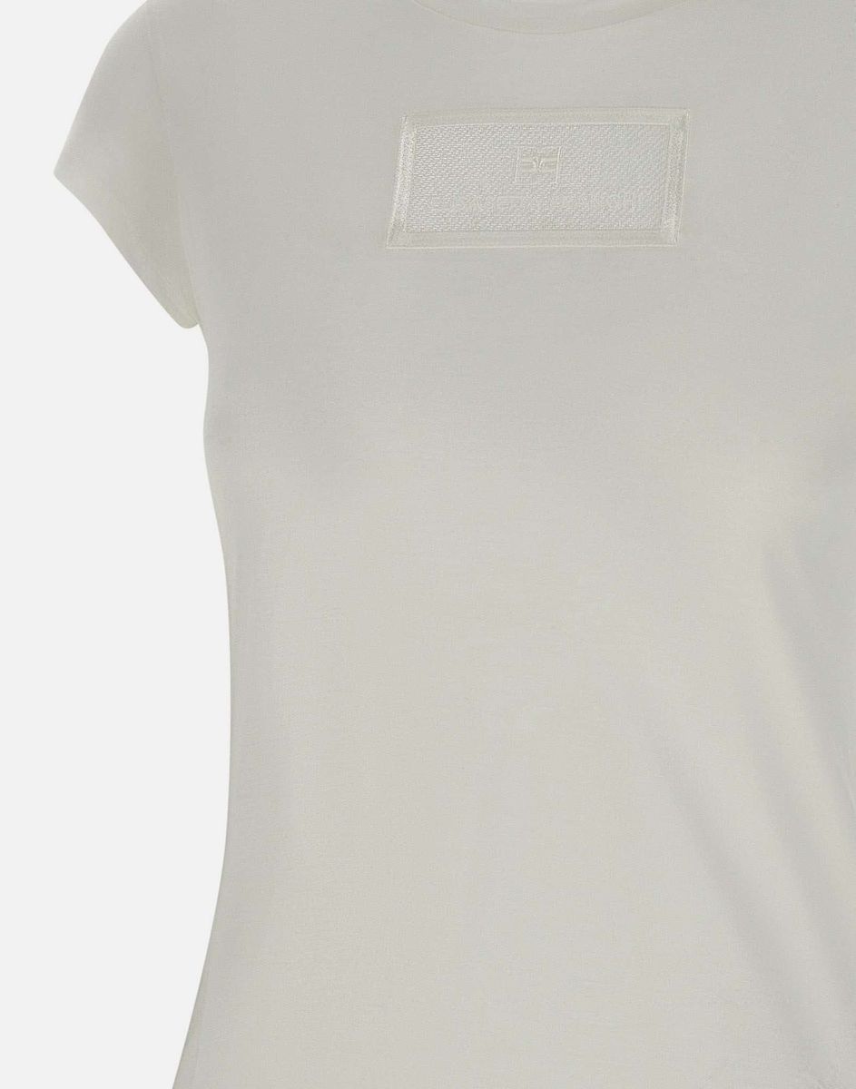 Elisabetta Franchi T-shirt med logotyptryck