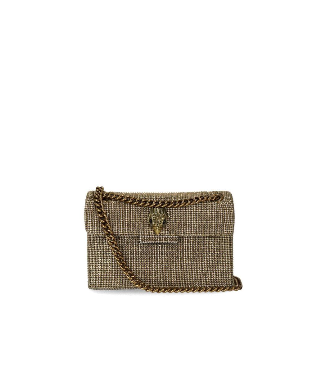 Kurt Geiger London Kensington Mini Guldfärgad Axelremsväska