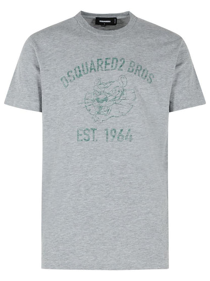 DSQUARED2 Grå bomulls-T-shirt