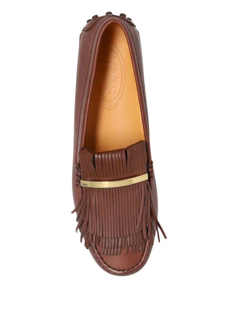 Tod's Driver Sole Fringe Loafer Skor