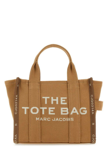 Marc Jacobs 'The Small Tote' brun bomullsväska