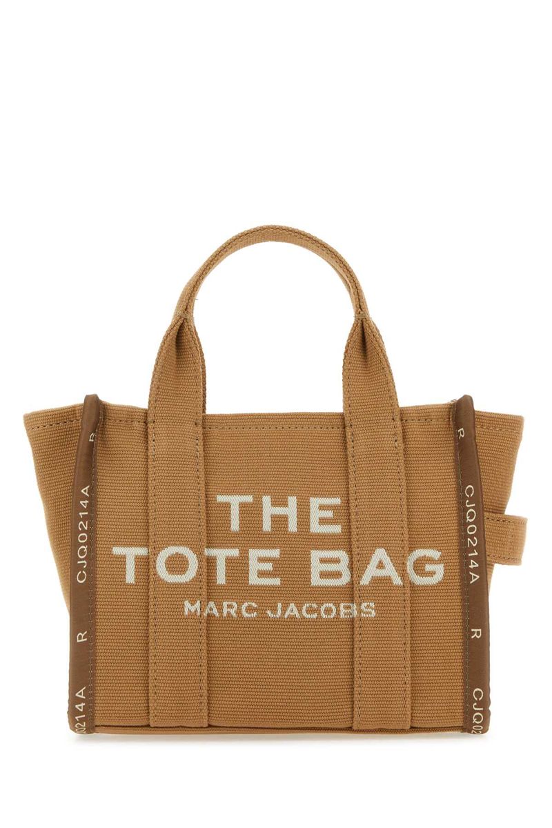 Marc Jacobs 'The Small Tote' brun bomullsväska