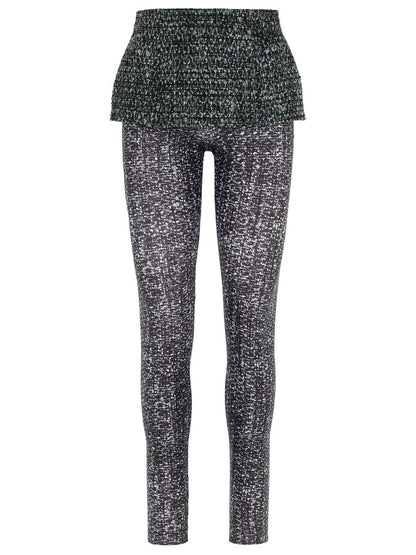Diesel tvåfärgade leggings i polyesterblandning
