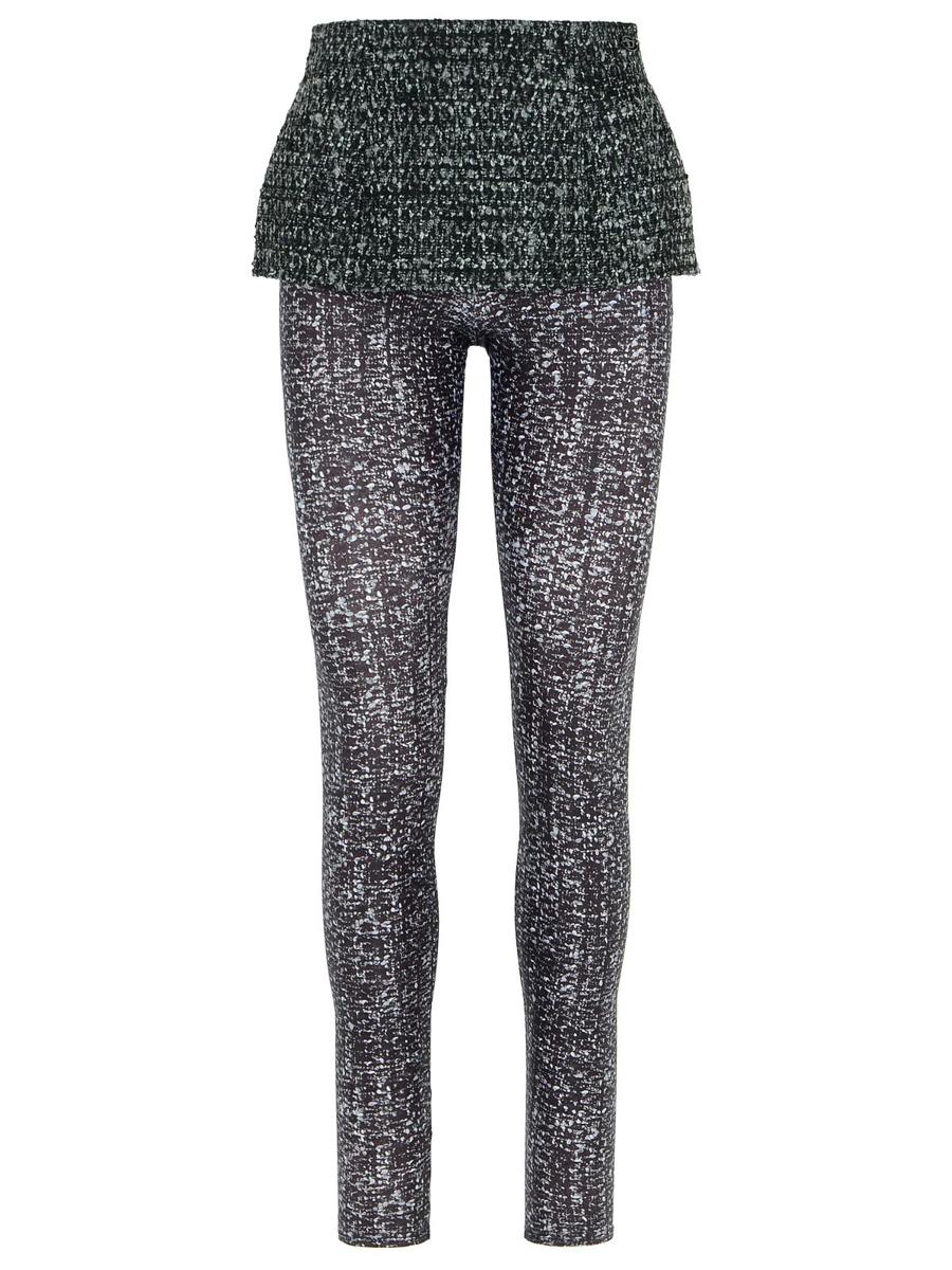 Diesel tvåfärgade leggings i polyesterblandning