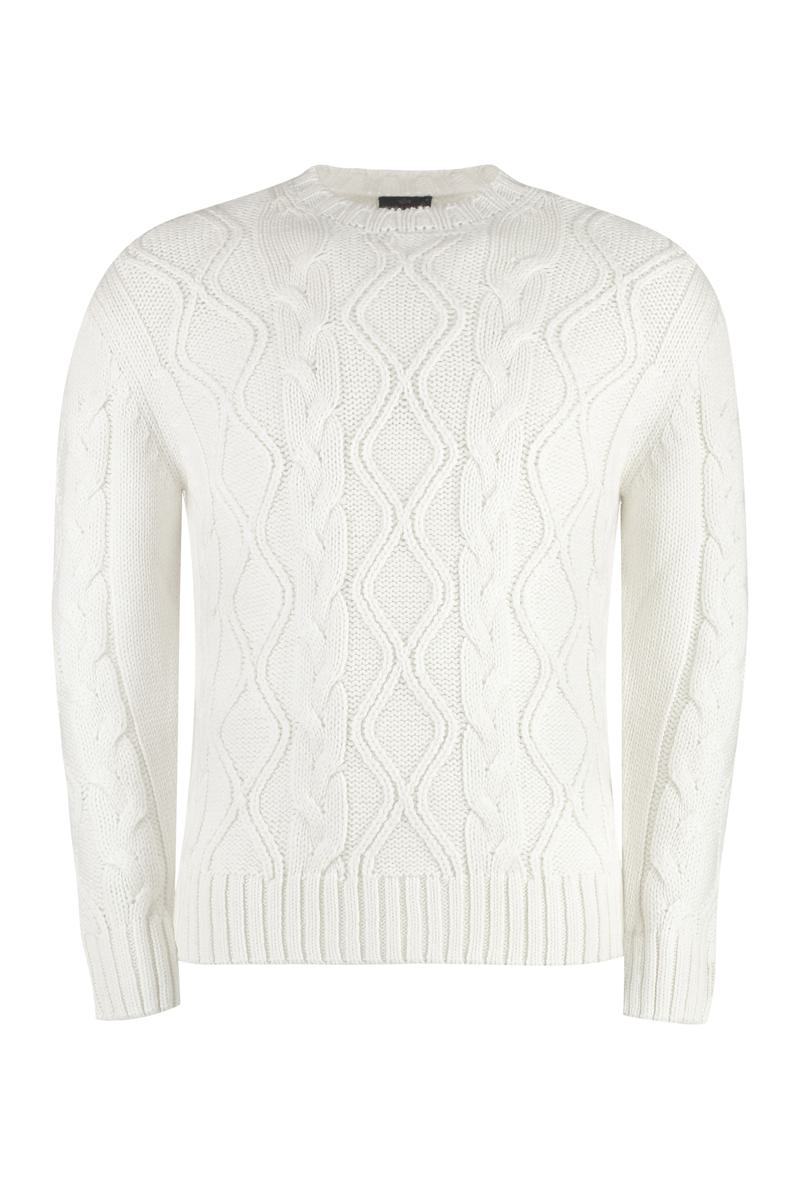 Paul &amp; Shark Rundringad Tröja i Virgin Wool