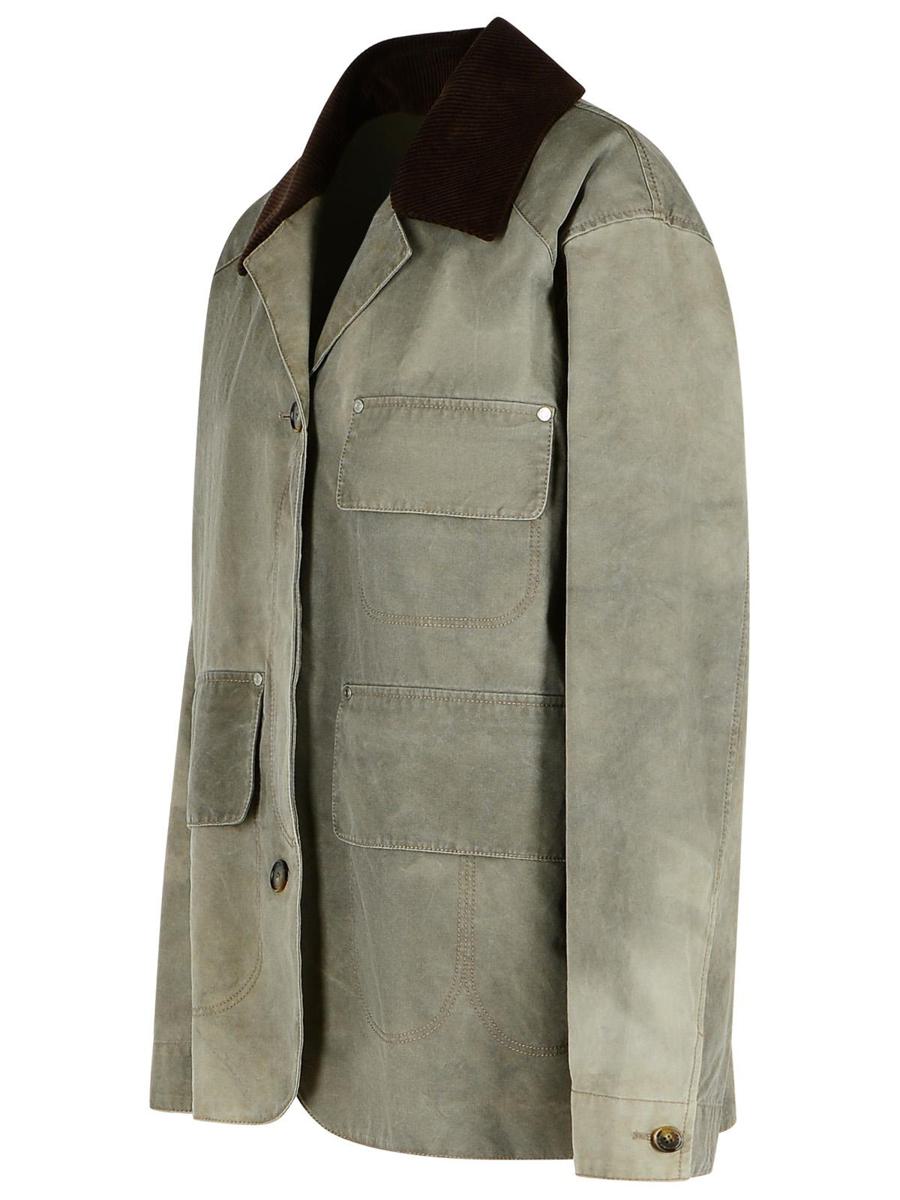 Stella McCartney 'Harrington' Grön bomullsjacka