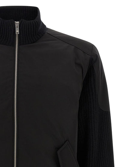 Moose Knuckles 'Magnus Knit Hybrid' Bomberjacka