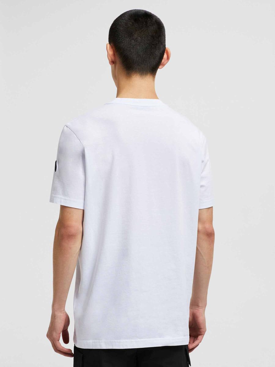 Moncler bomulls-t-shirt med logotyp
