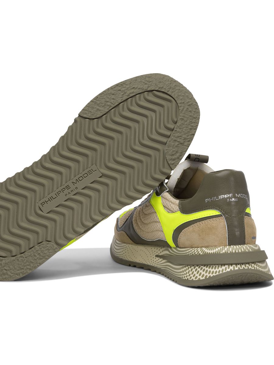 Philippe Model Olympique Gul Militärgröna Sneaker