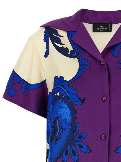 Etro Paisley Maxi Skjorta