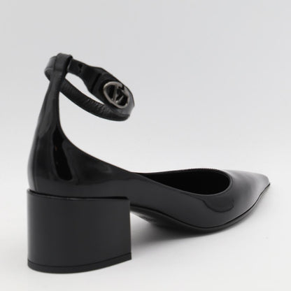 Valentino Garavani svarta läderpumps