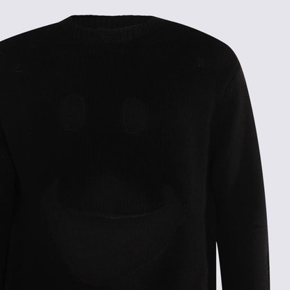 Moschino svarta stickade ullplagg
