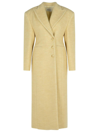 Andamane Beige Ullblandningskappa I